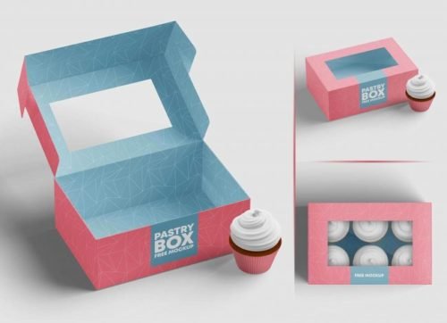 free-cup-cakes-pastry-packaging-box-mockup-psd-set