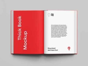 free-top-view-thick-book-mockup-(psd)