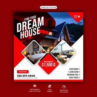 real-estate-house-property-instagram-post-or-social-media-banner-template-free-psd