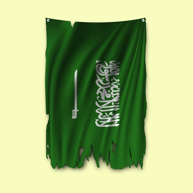 فكتور السعودية Saudi Arabia Flag eps, ai vector, design, file للتصميم مفتوح قابل للتعديل على اليستريتور مجانا .